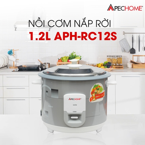 Nồi cơm điện nắp rời 1.2L Apechome APH-RC12S