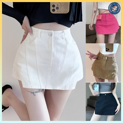 [Q016] Quần short nữ GÂN XẺ GÓC lưng cao chất liệu kaki co giãn siêu tôn dáng năng động - L2M