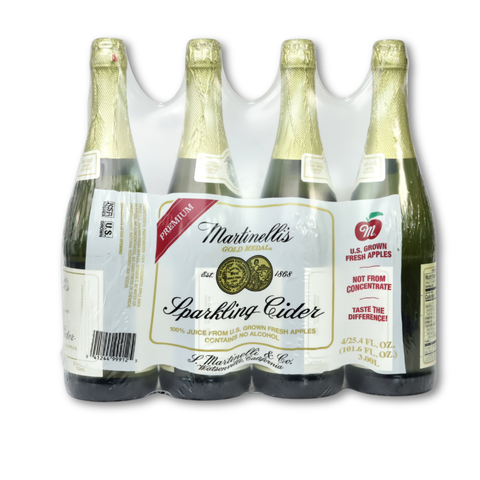 Martinelli's Sparkling Cider, Apple, 4/25.4oz