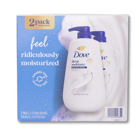 Dove Deep Moisture Renewing Body Wash 2/30.6Oz