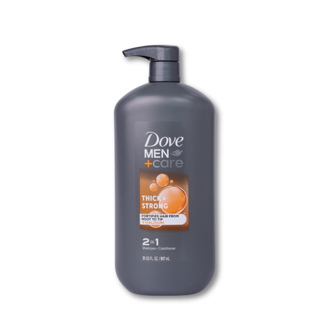 Dove Men 2 In 1 Shampoo & Cd Thick To Strong With Pump 31.0 Oz