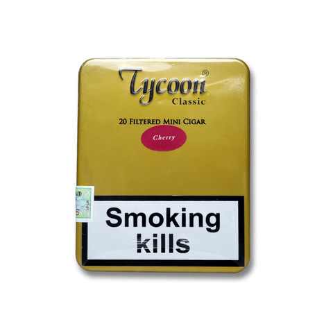 Tycoon Mini Cigar Tin Box 20's - Cherry