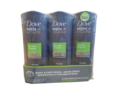 SỮA TẮM VÀ RỬA MẶT DOVE MEN+CARE EXTRA FRESH BODY AND FACE WASH