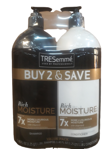 Bộ Dầu gội xả Tresemme dành cho tóc hư tổn  Tresemme Moistute Rich Shampoo  Conditioner 2/40oz