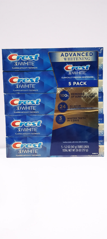 kem đánh răng Crest Complete Extra Whitening  Advanced Toothpaste 8.2oz (232g), 5-pack