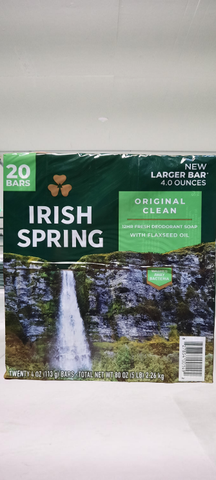 Irish Spring Bar Soap 20pk/4.5oz
