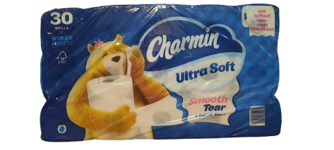 Charmin Ultra Soft Bath Tissue, 2-Ply, 213 Sheets, 30 Rolls