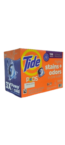 Tide PODS Laundry Detergent, HE Compatible, Spring Meadow, 156 ct ( 156 Viên)