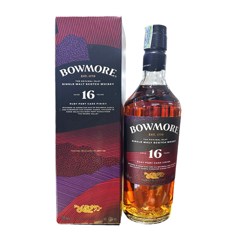 Bowmore 16YO Ruby Port Cask Finish GBX 70cl