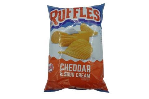 Bánh Snack Frito-Lay Ruffles Sour Cream & Cheddar 6.5 Oz