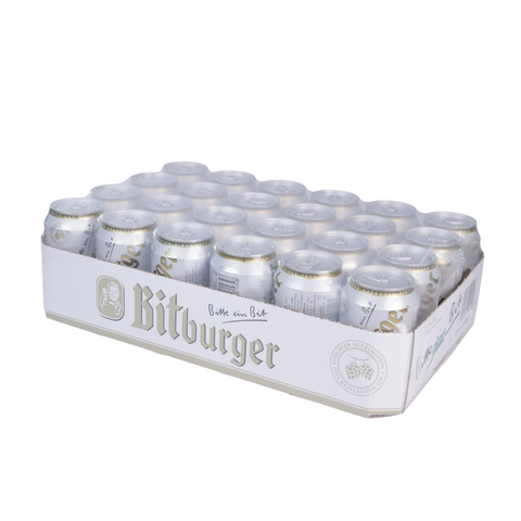 Bitburger Premium Pils Beer Can 24x330ml