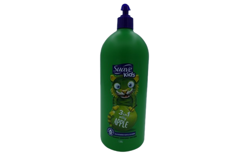 Sữa tắm gội xả cho bé  Suave 3N1 Kids Apple-40Oz. Pump