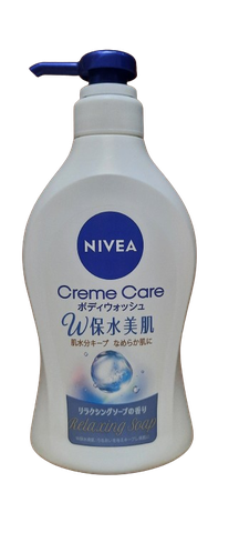 Sữa tắm Nivea Cream Care Body Wash Relaxing Soap Scent Pump 470ml