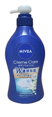 Sữa tắm Nivea Cream Care Body Wash British Royal Lily Scent Pump 480ml