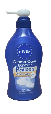 Sữa tắm Nivea Cream Care Body Wash European White Scent Pump 490ml