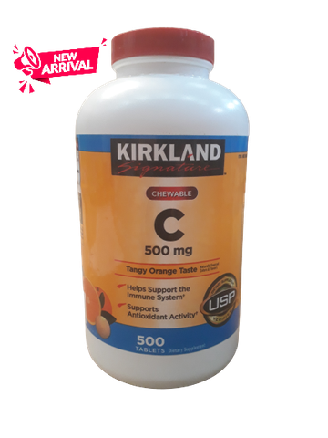 Viên uống bổ sung vitamin C Kirkland Signature Chewable (500 viên )