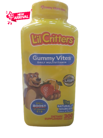 Kẹo Dẻo bổ sung Vitamin L'il Critters Gummy Vites (300 viên )