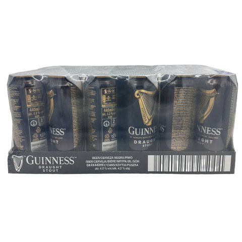 Guinness Draught Beer Can 24x440ml