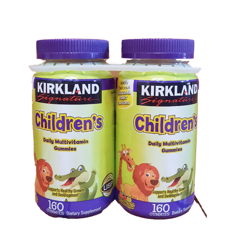 Kirkland Signature Children's Multivitamin, 2x160 Gummies (320 Viên)