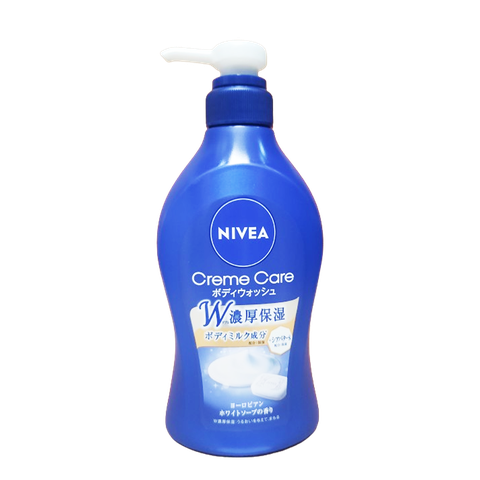 Nivea Cream Care Body Wash European White Scent Pump 490ml