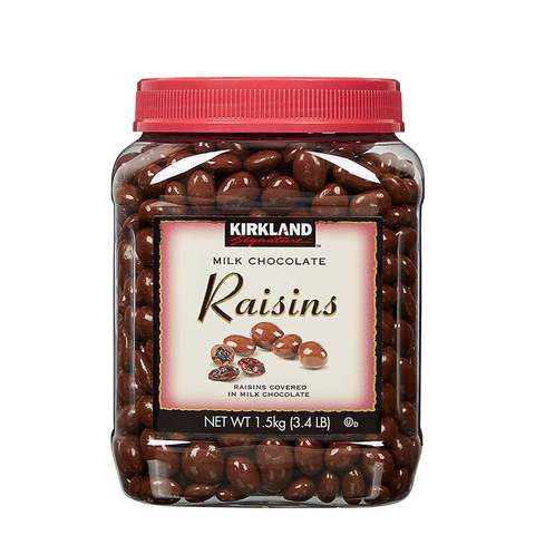 KS Milk choco Raisin 3.4lbs GOLDEN CENTURY TRADING COMPANY LIMITED