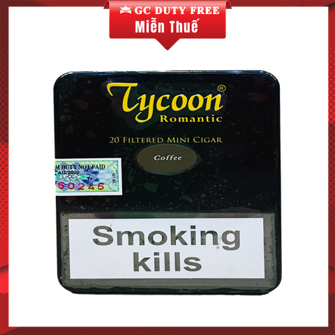 Xì gà mini Tycoon Mini Cigar Tin Box 20's - Coffee