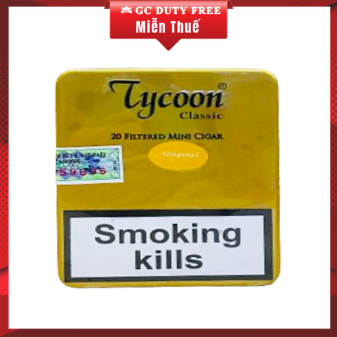 Tycoon Mini Cigar Tin Box 20's - Original