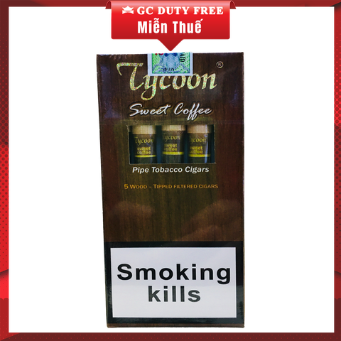 Tycoon Wood Tipped 5's - Sweet Coffee