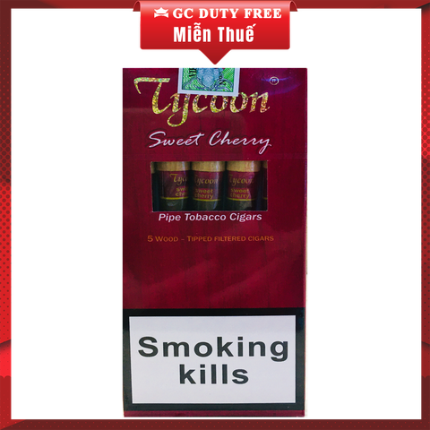 Tycoon Wood Tipped 5's - Sweet Cherry