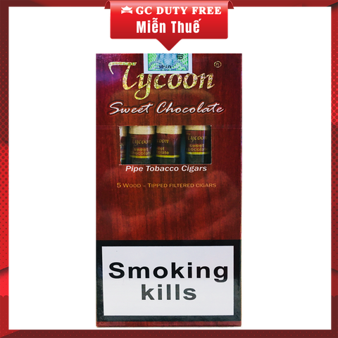 Tycoon Wood Tipped 5's - Sweet Chocolate