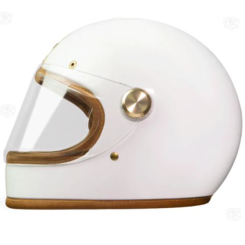 Nón Classic Hedon Heroine Racer Knight White 2.0 | Made To Order