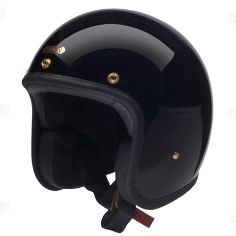 Nón 3/4 Hedon Hedonist Signature Black 2.0