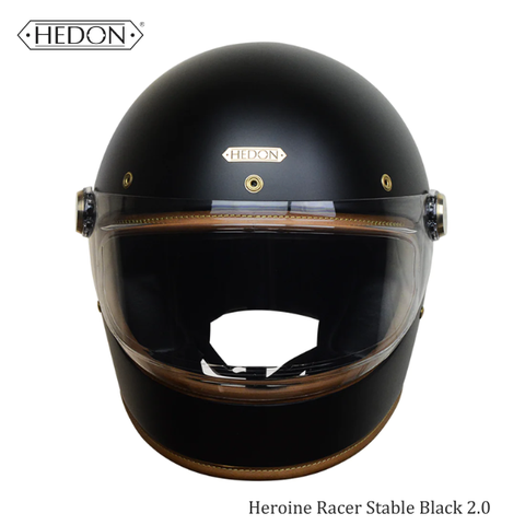 Nón Hedon Heroine Racer Stable Black 2.0