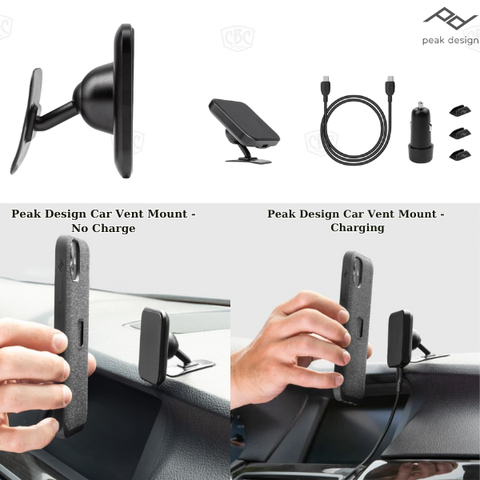 Ngàm xe hơi Peak Design Car Mount Charging