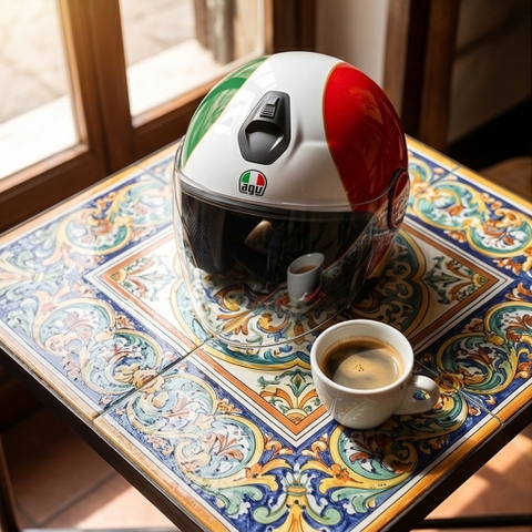 Nón Bảo hiểm AGV ETERES - CỜ Ý - AGO 1