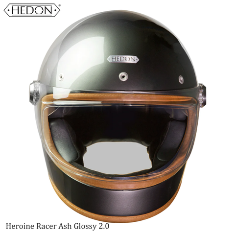 Nón Hedon Heroine Racer Ash Glossy 2.0 | Made-To-Order