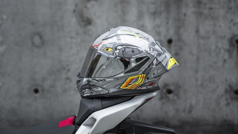 Nón Bảo Hiểm ILM MF510 - XÁM VÀNG