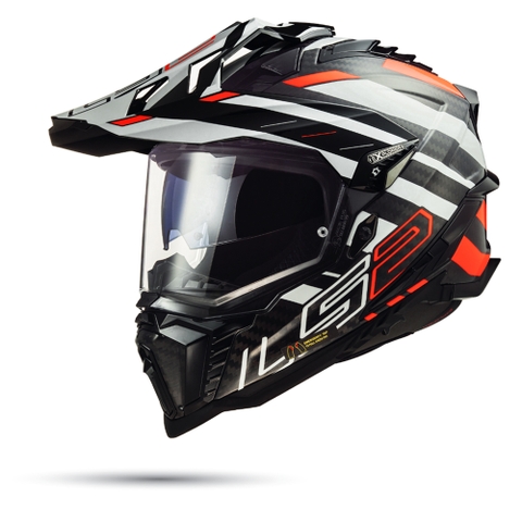 Nón cào cào LS2 MX701 Explorer Carbon