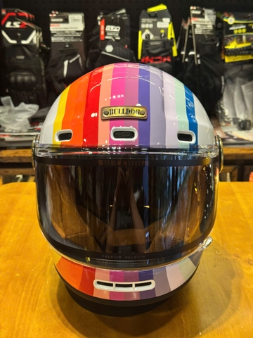 Nón Fullface BULLDOG Shiba - Cầu Vồng