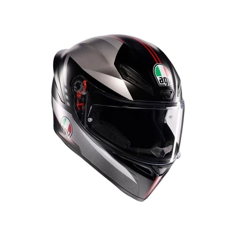 Nón AGV K1 S LAP MATT BLACK/ GREY/ RED