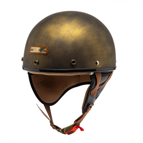 Nón Bảo Hiểm Nửa đầu (1/2) BULLDOG PUG - Retro Gold
