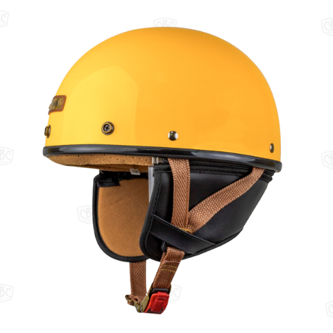 Nón Bảo Hiểm Nửa Đầu (1/2) Bulldog Pug - Yellow