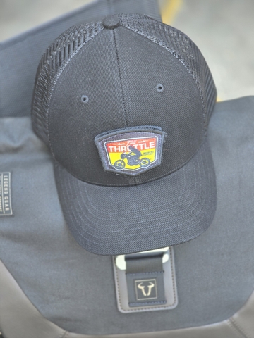 NÓN DENIM CBC 04 ĐEN - LƯỚI ĐEN