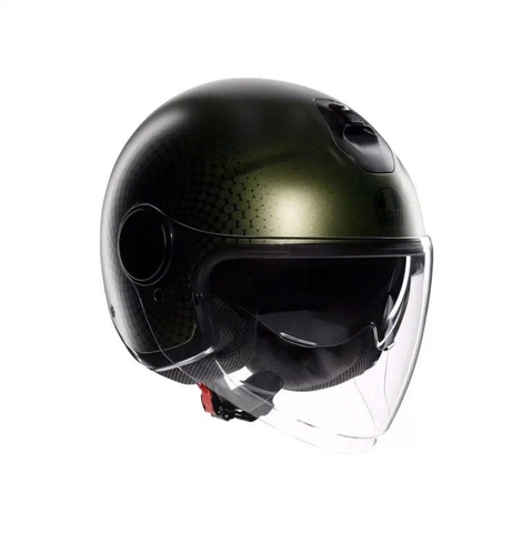 Nón Bảo hiểm AGV ETERES ANDORA MATT GREEN/BLACK