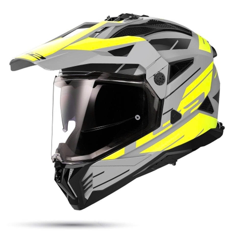 Nón LS2 MX702 Pioneer II Namib Grey H-V Yellow