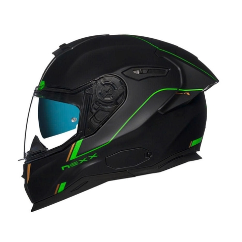 NÓN BẢO HIỂM Nexx SX.100R Frenetic - Green Black