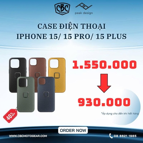 Case Peak Design Everyday iPhone 15 Pro