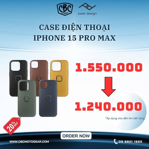 Case Peak Design iPhone 15 Pro Max