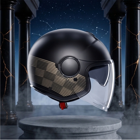 Nón Bảo hiểm AGV ETERES - ĐEN SỌC VÀNG - PONZA MATT BLACK/GOLD