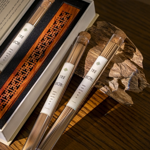 Nhang Trầm Hương Sạch Không Tăm Thư Hương | Trầm Hương Ân Vũ - Hương Thơm Chữa Lành